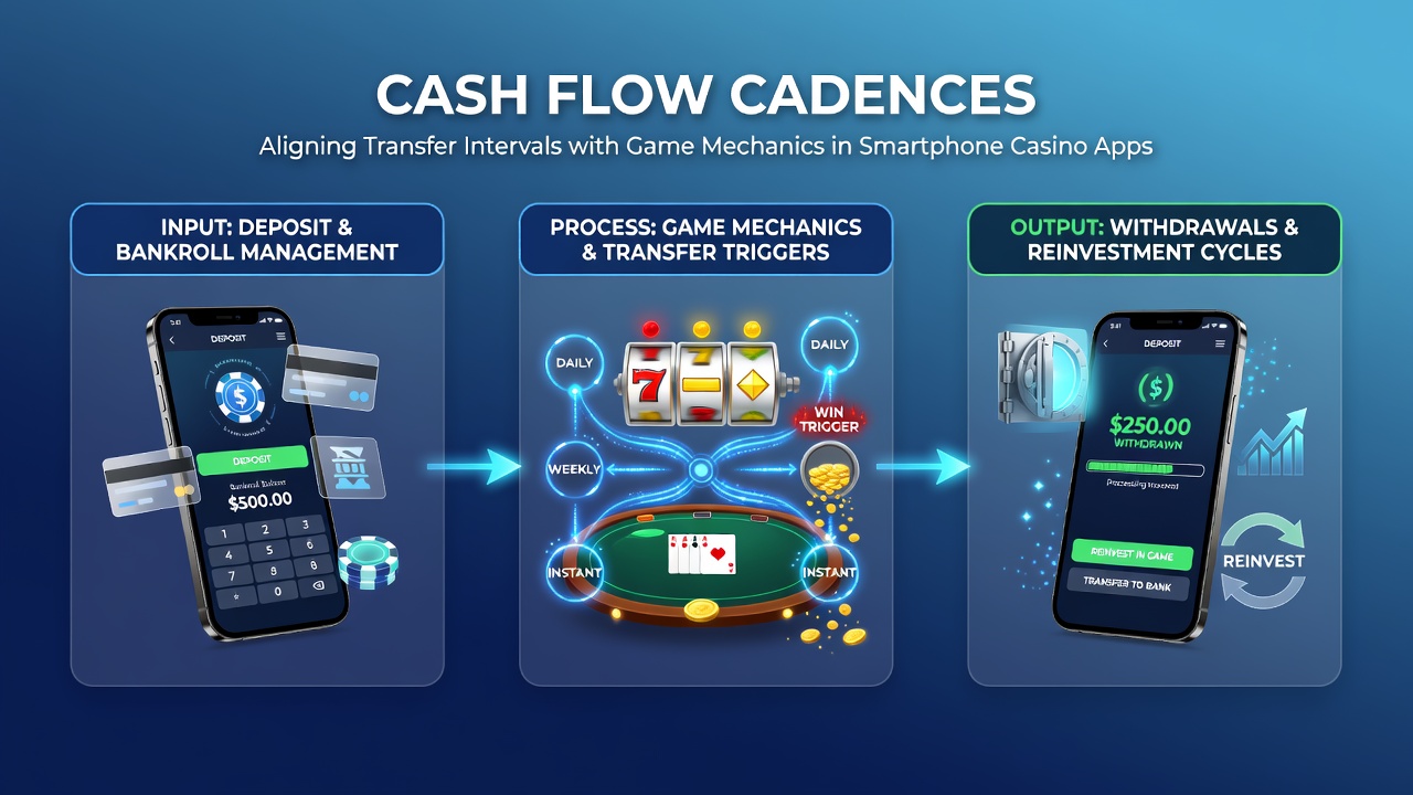 Mobile casino dashboard showing synchronized transfer confirmations alongside live dealer blackjack and slot bonus meters
