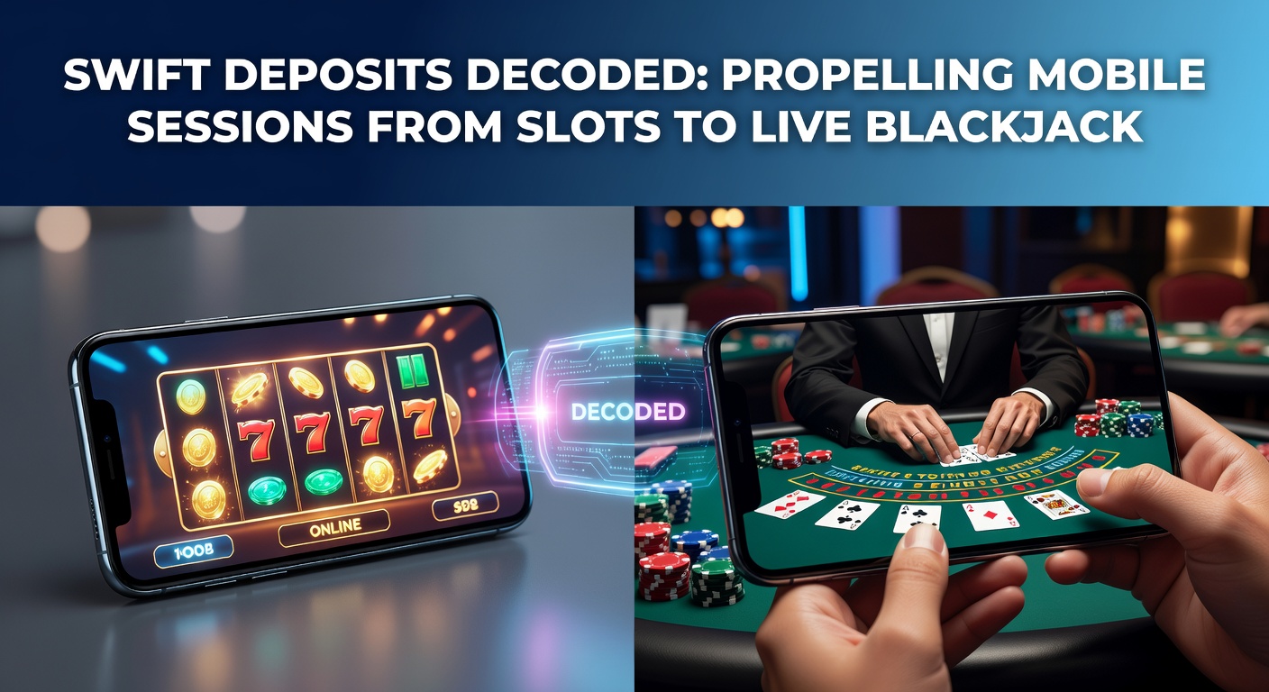 Close-up of a hand holding a smartphone with a live blackjack game in progress, deposit notification popping up in the corner amid card animations